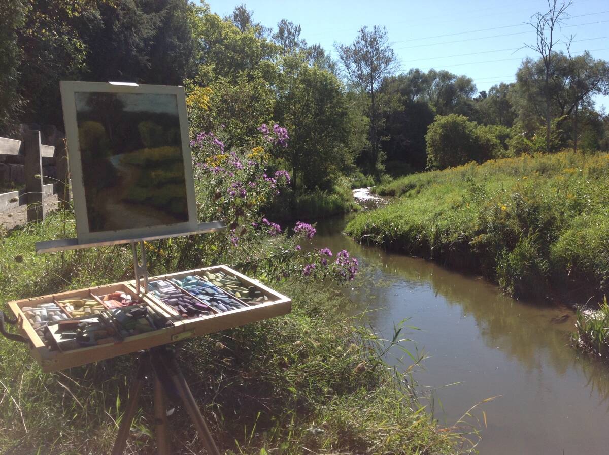 Plein Air demo - Tools, tips and techniques
